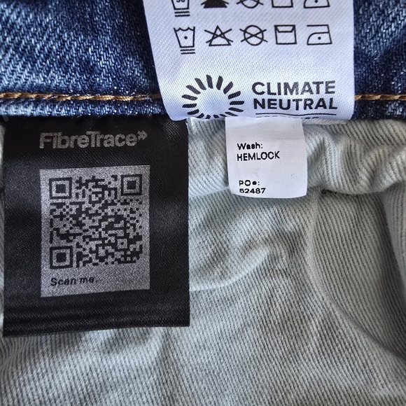 Reformation Tazz Denim Maxi Skirt in Hemlock size 31 - Picture 11 of 11